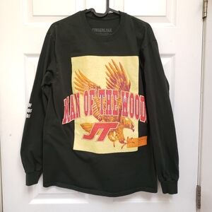 Justin Timberlake Green Man of the Woods 2018 World Tour Long Sleeve Shirt